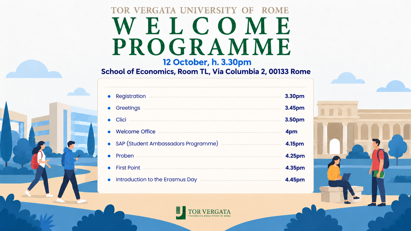 students welcome